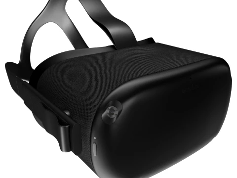 Oculus Quest with Controllers 3D Model