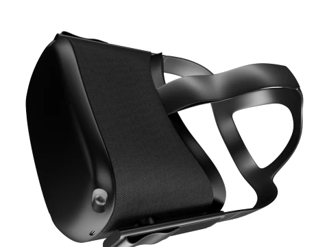 Oculus Quest with Controllers 3D Model