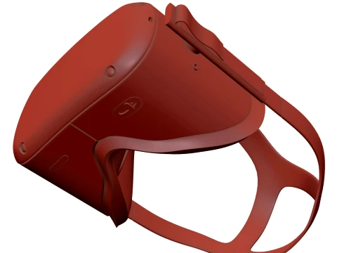 Oculus Quest with Controllers 3D Model