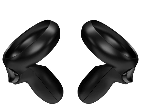 Oculus Quest with Controllers 3D Model