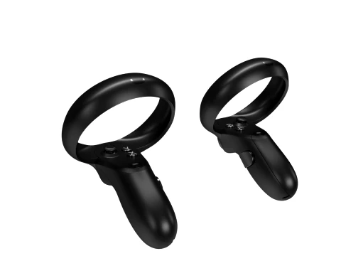 Oculus Quest with Controllers 3D Model