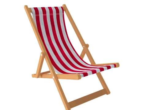 Deck Chair 3D Model
