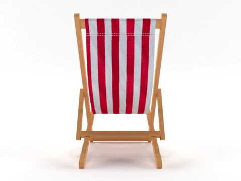 Deck Chair 3D Model
