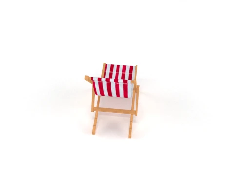 Deck Chair 3D Model