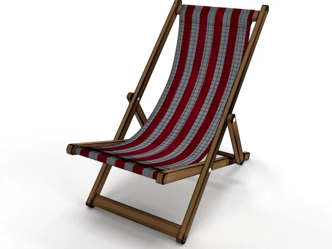 Deck Chair 3D Model