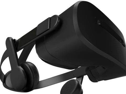 Generic VR Headset 3D Model