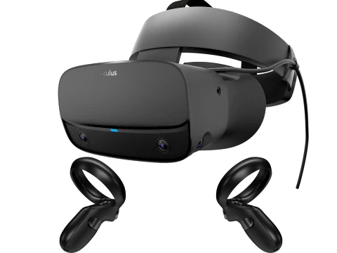 Oculus Rift S with Controllers 3D Model