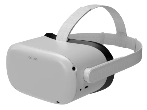 Oculus Quest 2 VR Headset 3D Model