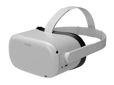 Oculus Quest 2 VR Headset 3D Model