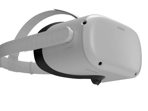 Oculus Quest 2 VR Headset 3D Model
