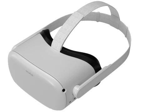 Oculus Quest 2 VR Headset 3D Model