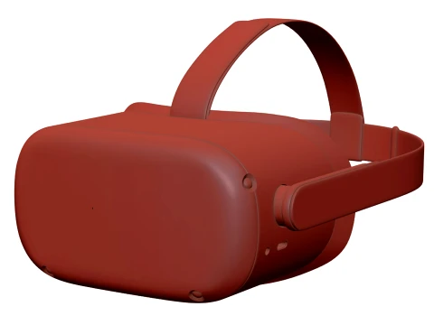 Oculus Quest 2 VR Headset 3D Model