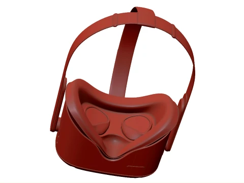 Oculus Quest 2 VR Headset 3D Model