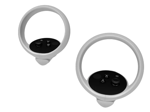 Oculus Quest 2 with Controllers 3D Model