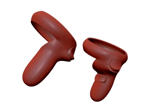Oculus Quest 2 with Controllers 3D Model
