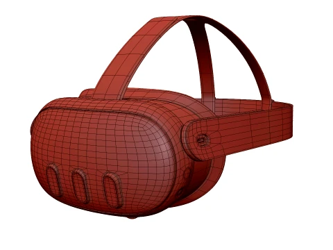 Meta Quest 3 3D Model