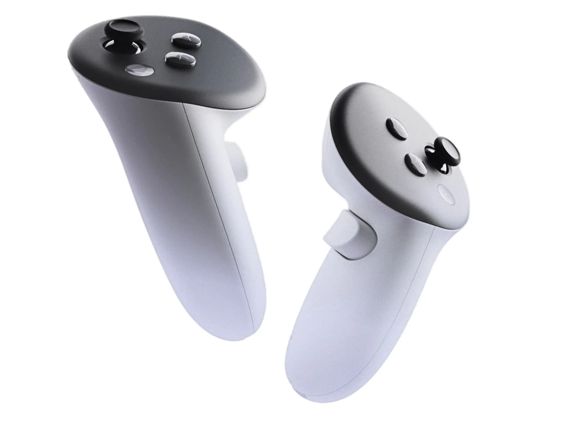 Meta Quest 3 Controllers 3D Model .c4d .max .obj .3ds .fbx .stl .blend
