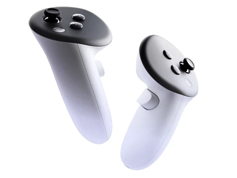Meta Quest 3 Controllers 3D Model
