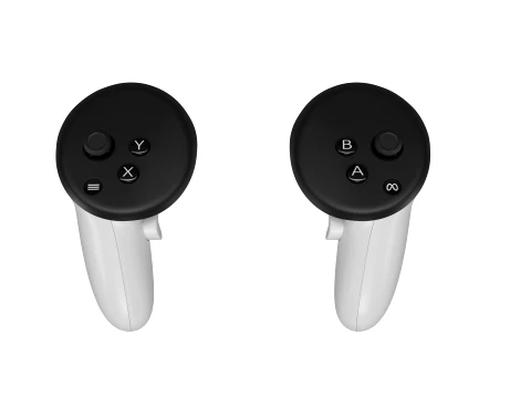 Meta Quest 3 Controllers 3D Model
