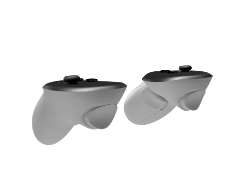 Meta Quest 3 Controllers 3D Model