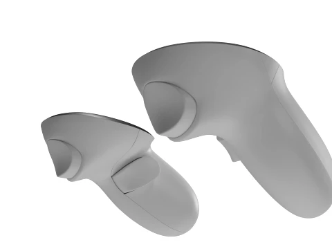 Meta Quest 3 Controllers 3D Model