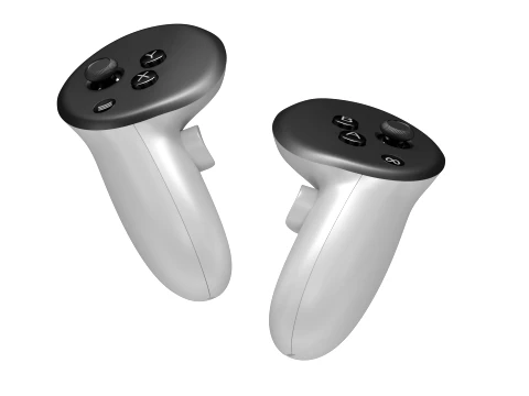 Meta Quest 3 Controllers 3D Model