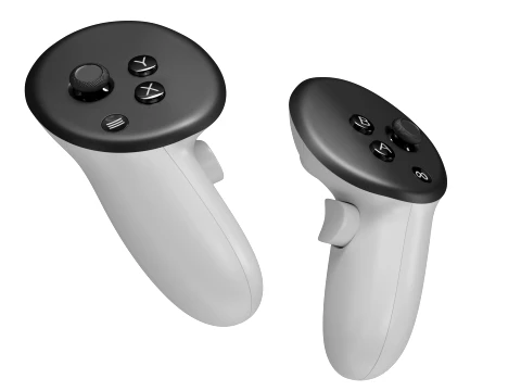 Meta Quest 3 Controllers 3D Model