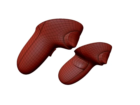 Meta Quest 3 Controllers 3D Model