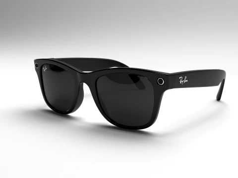 Ray-Ban Meta Smart Glasses 3D Model