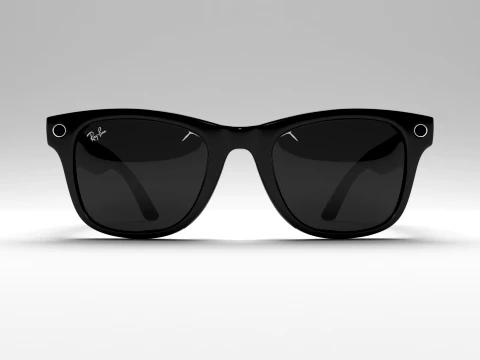 Ray-Ban Meta Smart Glasses 3D Model