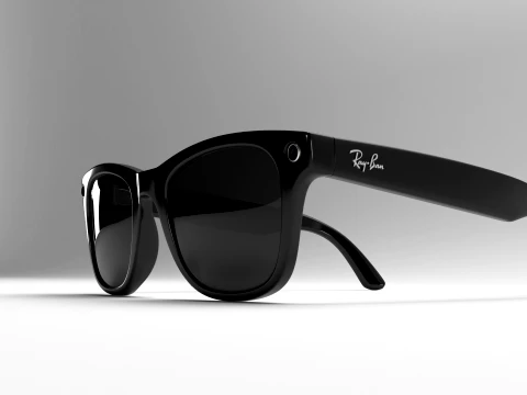 Ray-Ban Meta Smart Glasses 3D Model