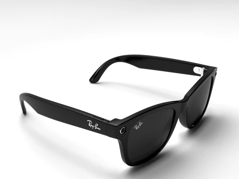 Ray-Ban Meta Smart Glasses 3D Model