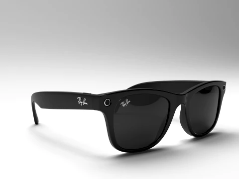 Ray-Ban Meta Smart Glasses 3D Model