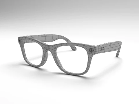 Ray-Ban Meta Smart Glasses 3D Model