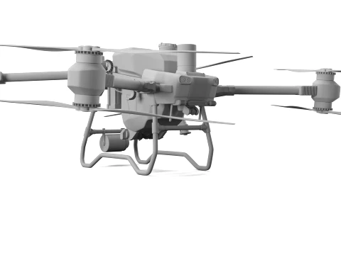 DJI AGRAS T50 Agricultural Drone 3D Model