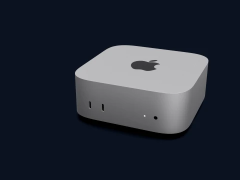 Apple Mac Mini M4 3D Model