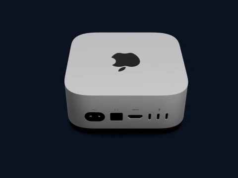 Apple Mac Mini M4 3D Model