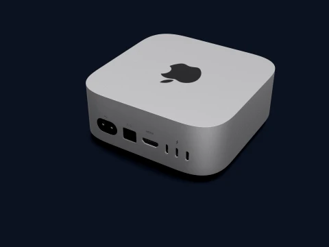 Apple Mac Mini M4 3D Model