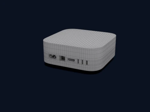 Apple Mac Mini M4 3D Model