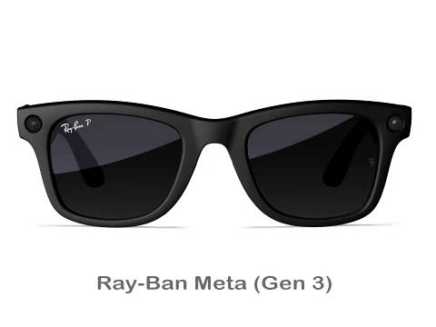 Ray-Ban Meta Gen 3 Smart Glasses 3D Model