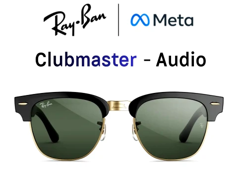 Ray-Ban Meta Audio Clubmaster Glasses 3D Model