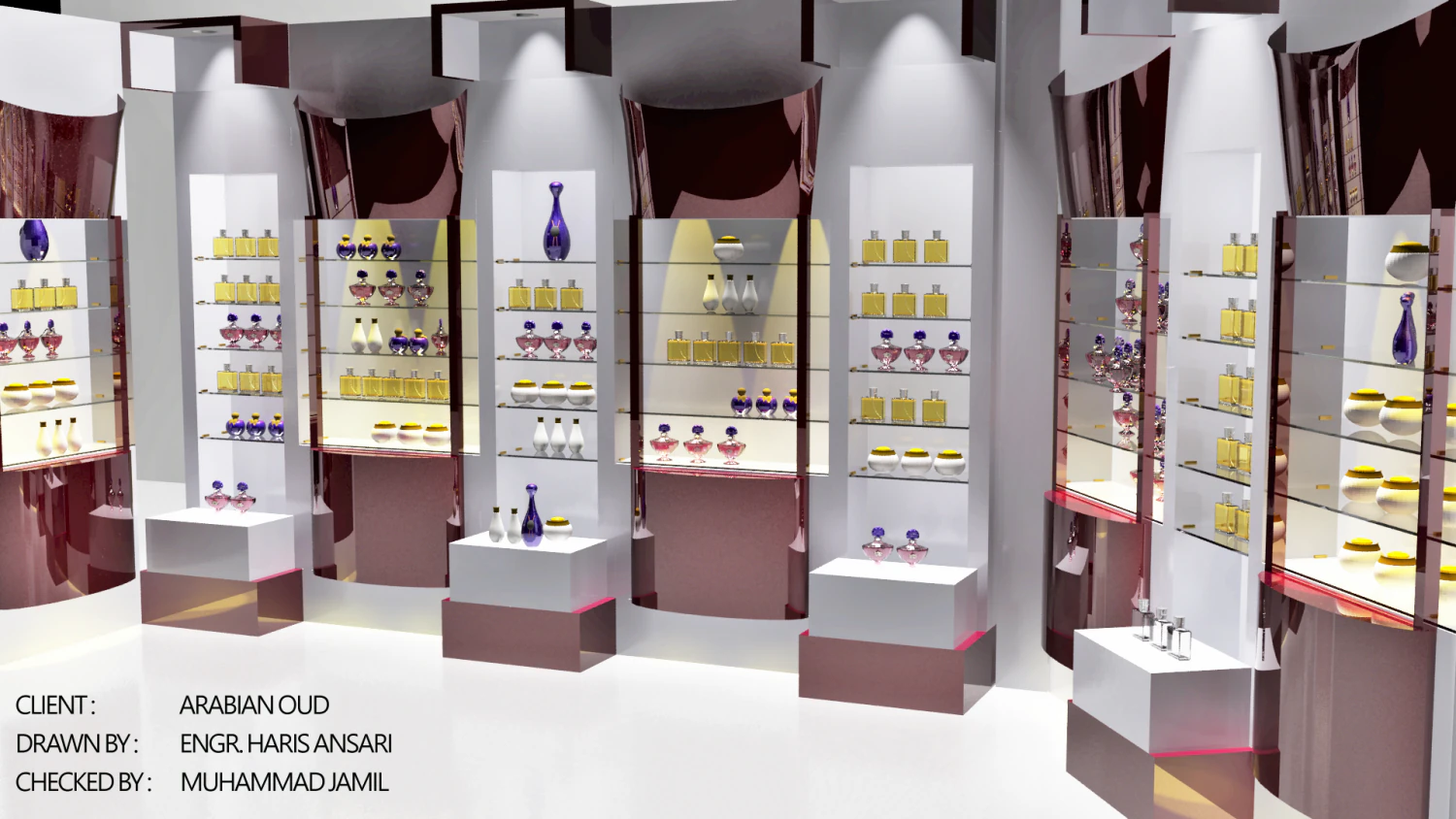 perfume shop 3D Model .c4d .max .obj .3ds .fbx .stl .blend 