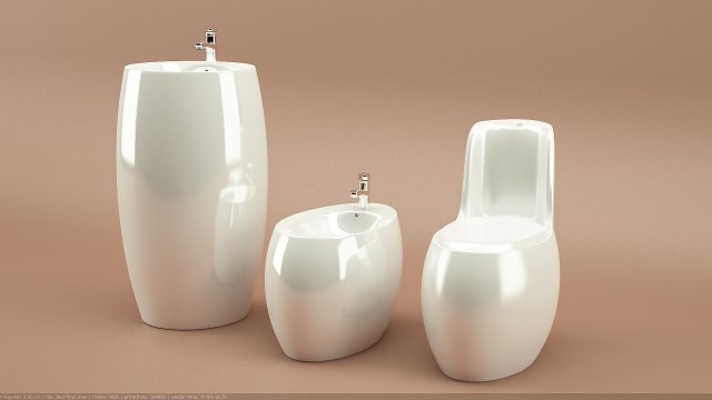 bathroom stuff 3Dモデル .c4d .max .obj .3ds .fbx .stl .blend 