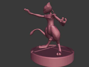 mewtwo of pokemon 3D Print Model
