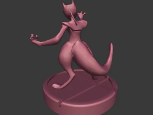 mewtwo of pokemon 3D Print Model