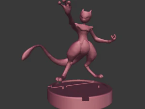 mewtwo of pokemon 3D Print Model