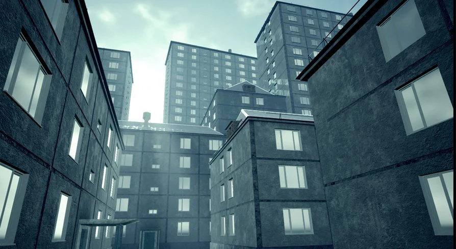 soviet apartment buildings pack 1 of 3 - 3 floors 3D Model .c4d .max .obj .3ds .fbx .stl .blend