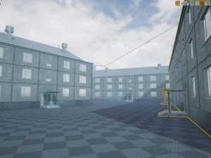soviet apartment buildings pack 1 of 3 - 3 floors 3D Model