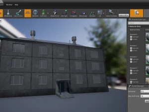 soviet apartment buildings pack 1 of 3 - 3 floors 3D Model