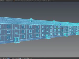 soviet apartment buildings pack 1 of 3 - 3 floors 3D Model